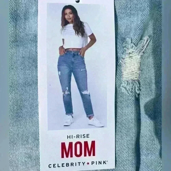 Celebrity Pink Hi-Rise Mom Jean - Picture 7 of 7